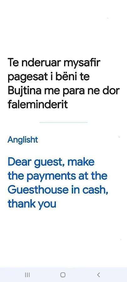 Inn Bujtina Sherifaj Valbone